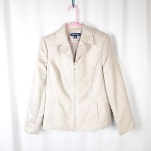 Evan Piccone Faux Suede Jacket Size 14 Petite